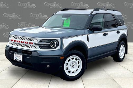 Azure Gray Metallic Tri-Coat 2026 Ford Bronco Sport Heritage