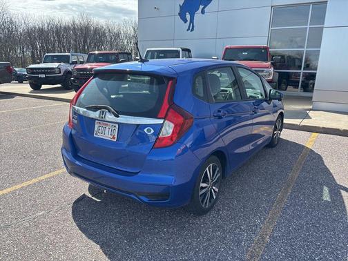 Aegean Blue Metallic 2018 Honda Fit EX