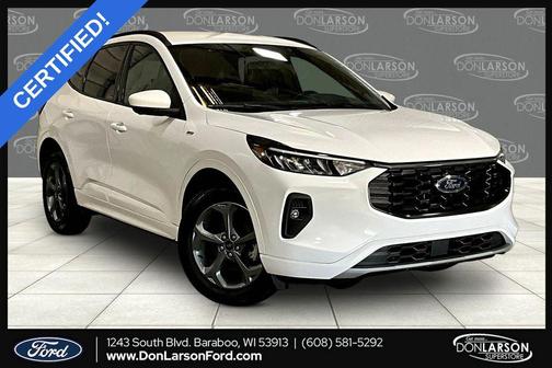 Oxford White 2023 Ford Escape ST-Line Select