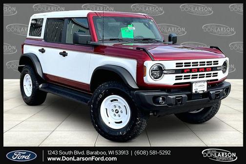 Ruby Red Metallic Tinted Clearcoat 2026 Ford Bronco Heritage Edition