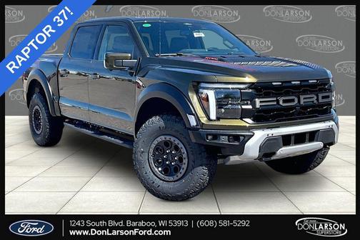 Shelter Green 2026 Ford F-150 Raptor