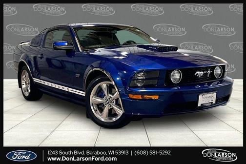 Vista Blue Clearcoat 2007 Ford Mustang GT Premium