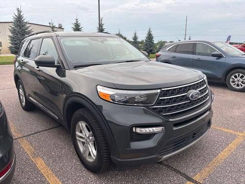 Green Metallic 2023 Ford Explorer XLT