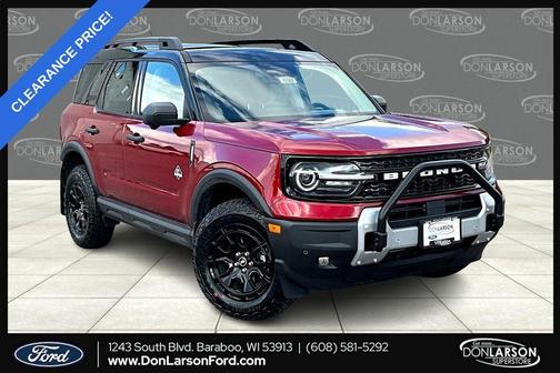 Ruby Red Metallic Tinted Clearcoat 2025 Ford Bronco Sport Outer Banks