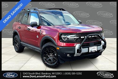 Ruby Red Metallic Tinted Clearcoat 2025 Ford Bronco Sport Outer Banks