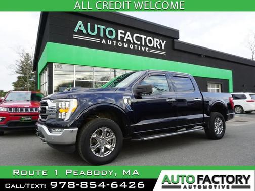 Antimatter Blue Metallic 2021 Ford F-150 XLT