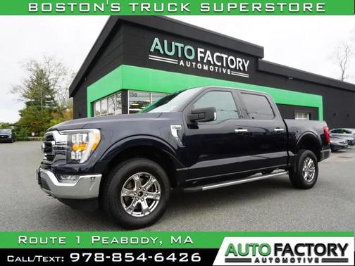 Antimatter Blue Metallic 2021 Ford F-150 XLT