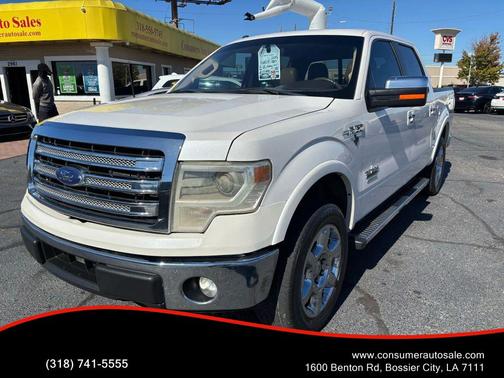 White Platinum Metallic Tri-Coat 2014 Ford F-150 Lariat