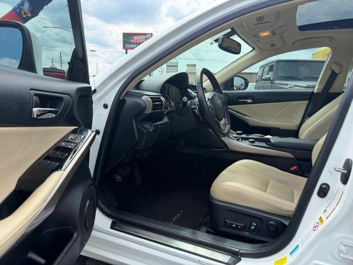 White 2015 Lexus IS 250 Base