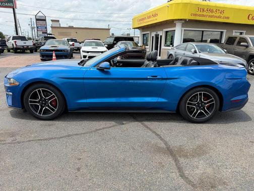 Blue 2020 Ford Mustang EcoBoost Premium