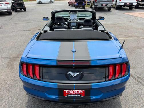 Blue 2020 Ford Mustang EcoBoost Premium