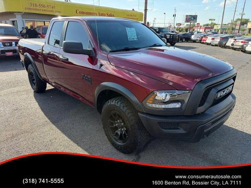 Delmonico Red Pearlcoat 2021 RAM 1500 Classic Warlock Quad Cab 4x4 6'4' Box