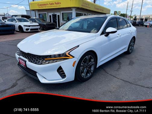 Glacial White Pearl 2022 Kia K5 EX
