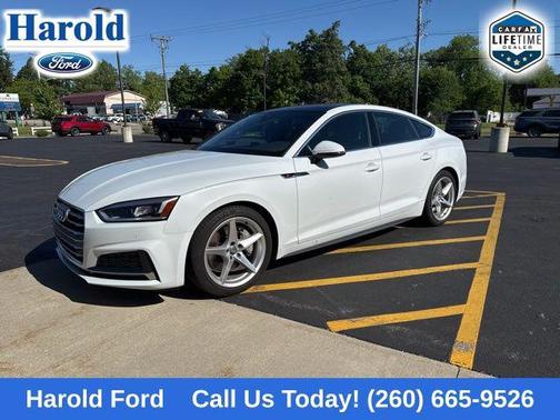 Glacier White 2018 Audi A5 2.0T Premium Plus