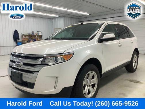 White Platinum Tri-Coat Metallic 2013 Ford Edge SEL
