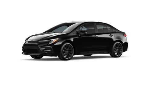 Midnight Black Metallic 2026 Toyota Corolla Hybrid SE