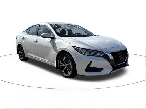 White 2023 Nissan Sentra SV