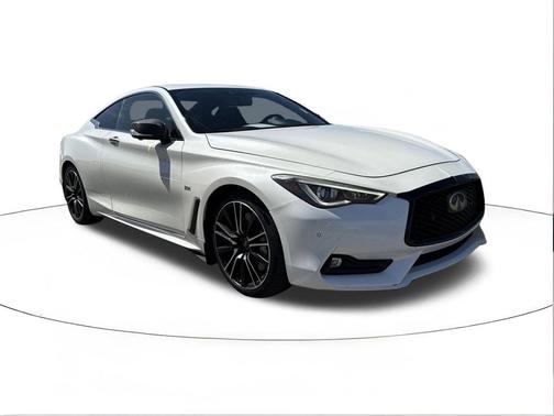 White 2018 INFINITI Q60 3.0t Sport