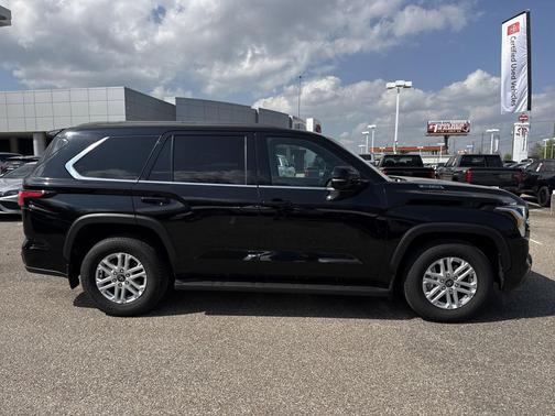 Midnight Black Metallic 2025 Toyota Sequoia SR5