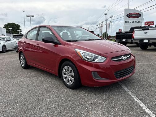 Boston Red Metallic 2016 Hyundai Accent SE