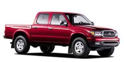 Red 2003 Toyota Tacoma PreRunner Double Cab