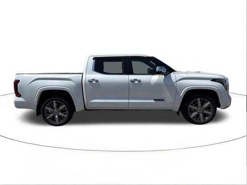 White 2022 Toyota Tundra Hybrid Capstone