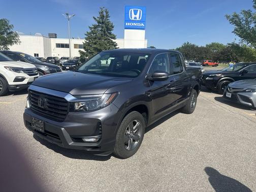 Modern Steel Metallic 2023 Honda Ridgeline RTL