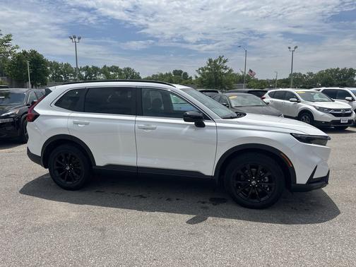 Platinum White Pearl 2023 Honda CR-V Hybrid Sport AWD