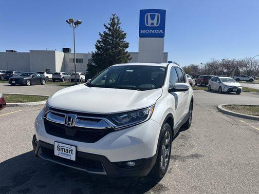 White Diamond Pearl 2018 Honda CR-V EX-L