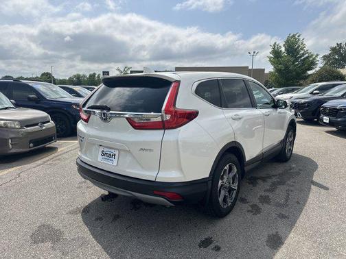 White Diamond Pearl 2018 Honda CR-V EX-L