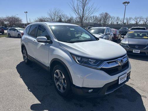 White Diamond Pearl 2018 Honda CR-V EX-L