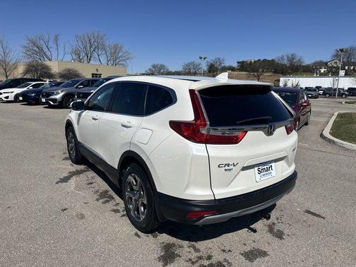 White Diamond Pearl 2018 Honda CR-V EX-L