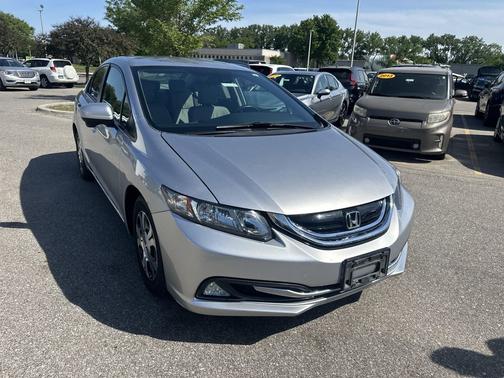 Alabaster Silver Metallic 2015 Honda Civic Hybrid Base
