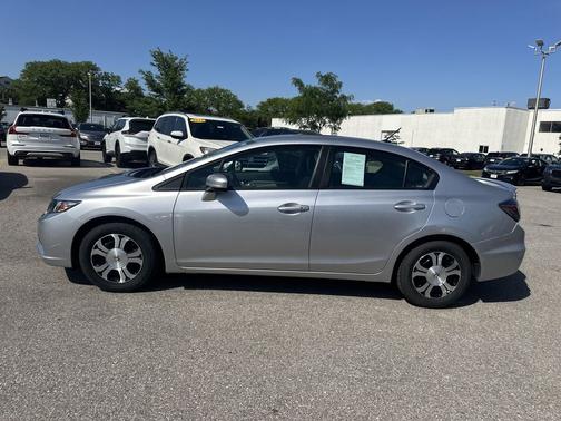 Alabaster Silver Metallic 2015 Honda Civic Hybrid Base