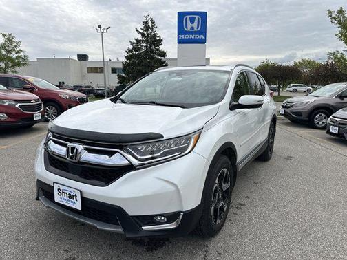 Platinum White Pearl 2019 Honda CR-V Touring