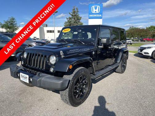 2017 Jeep Wrangler Unlimited Smoky Mountain 4x4