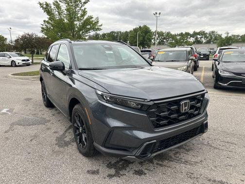 Blue 2025 Honda CR-V Hybrid Sport AWD
