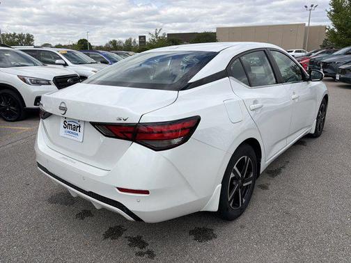 Aspen White Tricoat 2024 Nissan Sentra SV