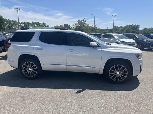 White Frost Tricoat 2020 GMC Acadia Denali