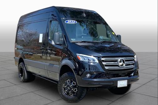 Obsidian Black Metallic 2022 Mercedes-Benz Sprinter 3500XD Standard Roof