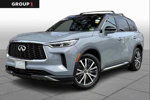 Harbor Gray/Obsidian Black 2025 INFINITI QX60 AUTOGRAPH