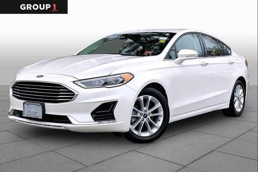 White Platinum Metallic Tri-Coat 2020 Ford Fusion Hybrid Hybrid SEL
