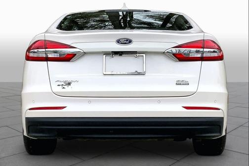 White Platinum Metallic Tri-Coat 2020 Ford Fusion Hybrid Hybrid SEL
