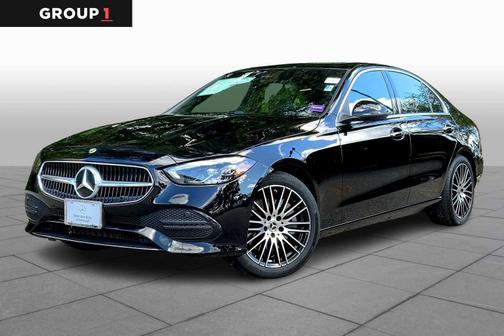 Black 2025 Mercedes-Benz C-Class C 300 4MATIC