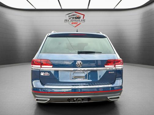 Tourmaline Blue Metallic 2022 Volkswagen Atlas 3.6L SE w/Technology