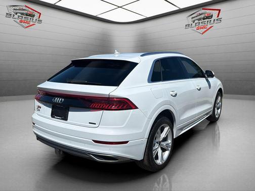 Glacier White 2023 Audi Q8 55 Premium Plus