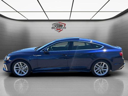 Blue Metallic 2023 Audi A5 Sportback 45 S Line Premium Plus