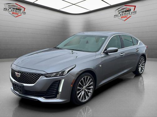 Satin Steel Metallic 2021 Cadillac CT5 Premium Luxury RWD