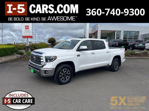 Super White 2021 Toyota Tundra 1794 Edition