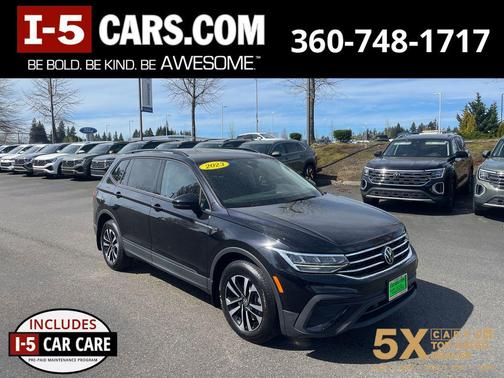 Deep Black 2023 Volkswagen Tiguan 2.0T S 4MOTION
